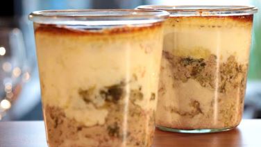 Brokoli mit Käsehaube