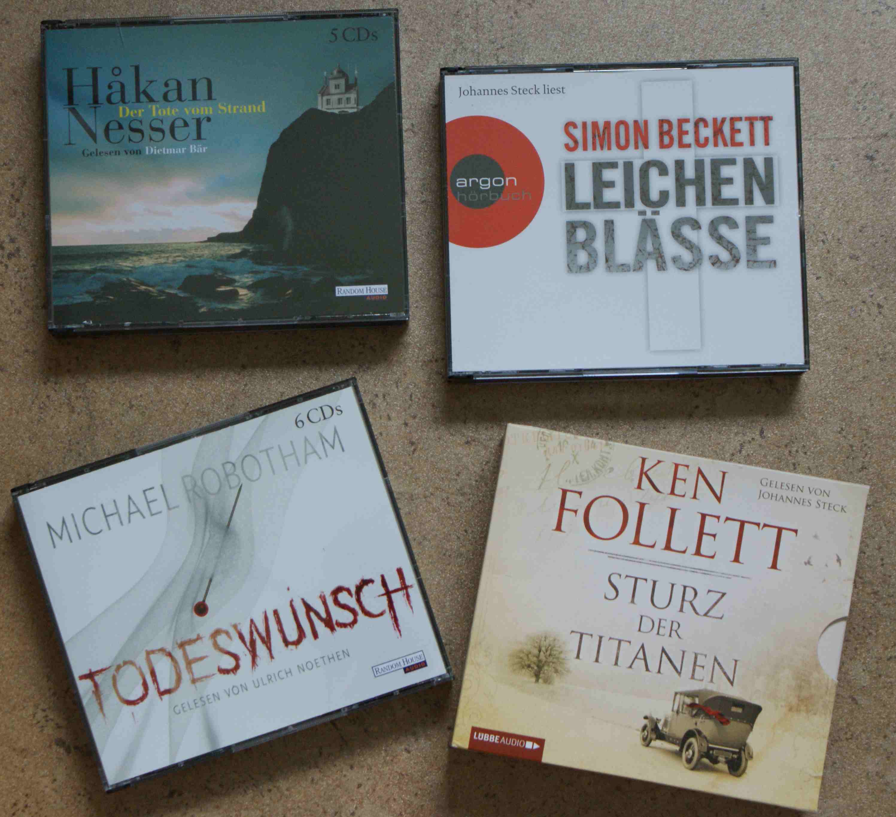 Übersicht der Hörbücher